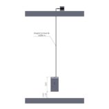 Bezdotykowy automatyczny dozownik mydła w pianie MERIDA STELLA AUTOMATIC na jednorazowe wkłady 1000 g, stal polerowana