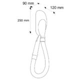 Suszarka do włosów MERIDA HOTELOWA SLON, tworzywo sztuczne, biała