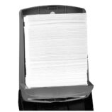 Pojemnik na ręczniki składane MERIDA ONE SLIM, tworzywo ABS, czarny