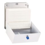 Pojemnik na ręczniki składane MERIDA STELLA WHITE LINE MAXI, biały