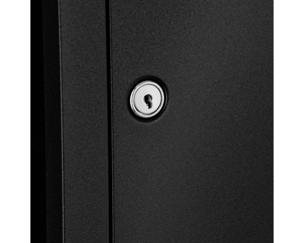 Wnękowy pojemnik na ręczniki pojedyncze z koszem MERIDA STELLA BLACK LINE Wnękowy pojemnik na ręczniki pojedyncze z koszem MERIDA STELLA BLACK LINE