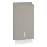 Pojemnik na ręczniki składane MERIDA STELLA SLIM STONE GREY LINE MEGA, szary kamienny