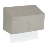 Pojemnik na ręczniki składane MERIDA STELLA STONE GREY LINE MINI, szary kamienny