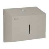 Pojemnik na ręczniki składane MERIDA STELLA SLIM STONE GREY LINE MINI, szary kamienny