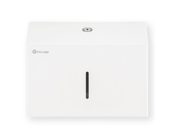 Pojemnik na ręczniki składane MERIDA STELLA SLIM WHITE LINE MINI, biały Pojemnik na ręczniki składane MERIDA STELLA SLIM WHITE LINE MINI, biały