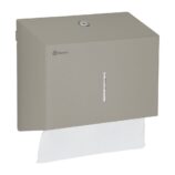 Pojemnik na ręczniki składane MERIDA STELLA SLIM STONE GREY LINE MINI, szary kamienny