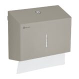 Pojemnik na ręczniki składane MERIDA STELLA SLIM STONE GREY LINE MINI, szary kamienny