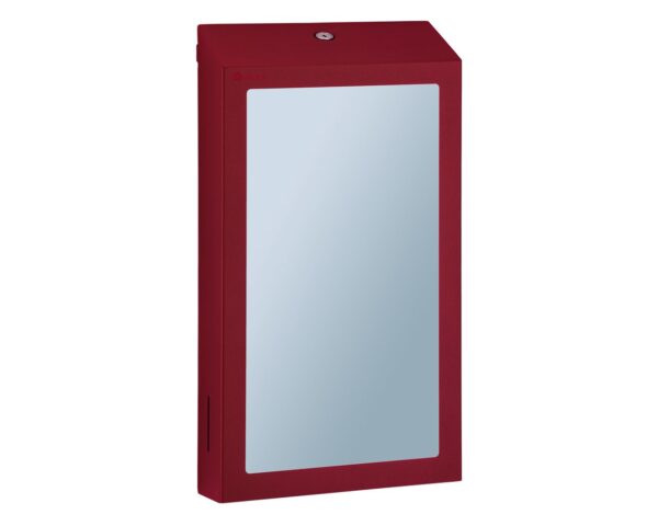 Pojemnik na ręczniki składane z lustrem ze stali SuperMirror „2w1" MERIDA STELLA SLIM RED LINE MEGA COMBO, czerwony Pojemnik na ręczniki składane z lustrem ze stali SuperMirror „2w1" MERIDA STELLA SLIM RED LINE MEGA COMBO, czerwony