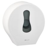 Pojemnik na papier toaletowy MERIDA ONE, tworzywo ABS, biały