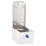 Pojemnik na papier toaletowy w listkach MERIDA STELLA WHITE LINE , pojemność do 450 szt., biały