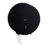 Pojemnik na papier toaletowy MERIDA STELLA BLACK LINE MAXI, średnica papieru do 23 cm, czarny