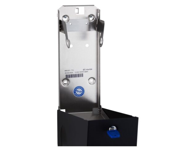 Pojemnik na dwie rolki papieru toaletowego, MERIDA STELLA BLACK LINE Pojemnik na dwie rolki papieru toaletowego, MERIDA STELLA BLACK LINE