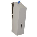 Pojemnik na papier toaletowy w listkach MERIDA STELLA STONE GREY LINE, pojemność do 675 szt., szary kamienny