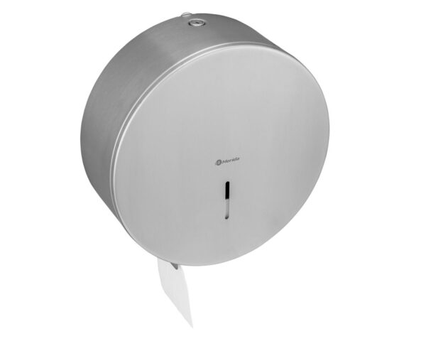 Pojemnik na papier toaletowy MERIDA STELLA MAXI, średnica papieru do 23 cm, stal matowa Pojemnik na papier toaletowy MERIDA STELLA MAXI, średnica papieru do 23 cm, stal matowa