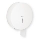 Pojemnik na papier toaletowy MERIDA STELLA WHITE LINE MEGA, średnica papieru do 28 cm, biały
