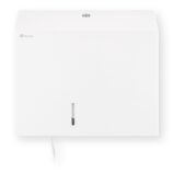 Pojemnik na papier toaletowy MERIDA STELLA WHITE LINE MAXI, średnica papieru do 23 cm, biały