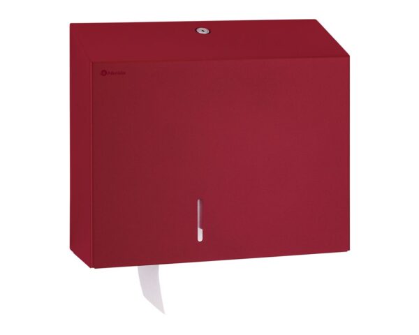 Pojemnik na papier toaletowy MERIDA STELLA RED LINE MAXI, średnica papieru do 23 cm, czerwony Pojemnik na papier toaletowy MERIDA STELLA RED LINE MAXI, średnica papieru do 23 cm, czerwony