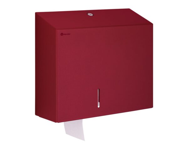 Pojemnik na papier toaletowy MERIDA STELLA RED LINE MAXI, średnica papieru do 23 cm, czerwony Pojemnik na papier toaletowy MERIDA STELLA RED LINE MAXI, średnica papieru do 23 cm, czerwony