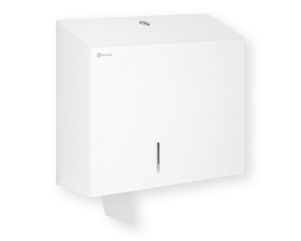 Pojemnik na papier toaletowy MERIDA STELLA WHITE LINE MAXI, średnica papieru do 23 cm, biały Pojemnik na papier toaletowy MERIDA STELLA WHITE LINE MAXI, średnica papieru do 23 cm, biały