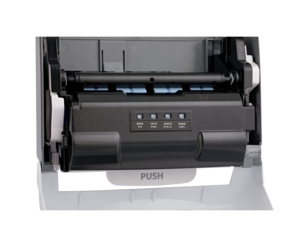 Automatyczny bezdotykowy podajnik ręczników papierowych w rolach MERIDA ONE AUTOMATIC MAXI, tworzywo ABS, biały Automatyczny bezdotykowy podajnik ręczników papierowych w rolach MERIDA ONE AUTOMATIC MAXI, tworzywo ABS, biały