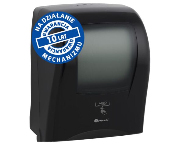 Automatyczny bezdotykowy podajnik ręczników MERIDA ONE czarny za 250 zł netto przy zakupie 2 kartonów ręczników MERIDA ECONOMY AUTOMATIC RAZ301 Automatyczny bezdotykowy podajnik ręczników MERIDA ONE czarny za 250 zł netto przy zakupie 2 kartonów ręczników MERIDA ECONOMY AUTOMATIC RAZ301