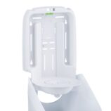 Pojemnik na ręczniki papierowe w roli w systemie listkowym MERIDA HARMONY CENTER PULL, tworzywo, biały transparentny