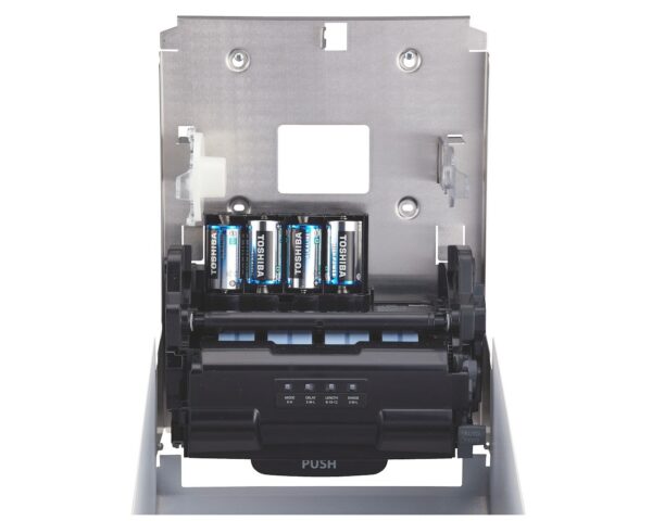 Automatyczny bezdotykowy podajnik ręczników papierowych w rolach MERIDA STELLA WHITE LINE AUTOMATIC MAXI, biały Automatyczny bezdotykowy podajnik ręczników papierowych w rolach MERIDA STELLA WHITE LINE AUTOMATIC MAXI, biały