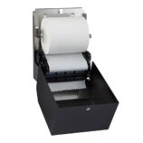 Mechaniczny podajnik ręczników papierowych w rolach MERIDA STELLA BLACK LINE, czarny