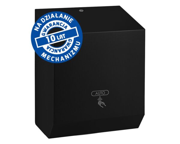 Automatyczny bezdotykowy podajnik ręczników papierowych w rolach MERIDA STELLA BLACK LINE AUTOMATIC MAXI, czarny Automatyczny bezdotykowy podajnik ręczników papierowych w rolach MERIDA STELLA BLACK LINE AUTOMATIC MAXI, czarny