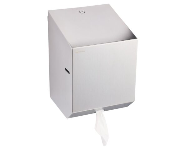 Pojemnik na ręczniki papierowe w rolach MERIDA STELLA MAXI, stal matowa Pojemnik na ręczniki papierowe w rolach MERIDA STELLA MAXI, stal matowa