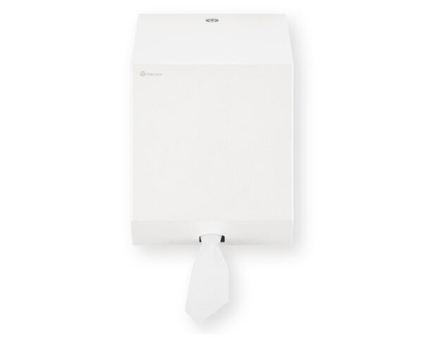 Pojemnik na ręczniki papierowe w rolach MERIDA STELLA WHITE LINE MAXI, biały Pojemnik na ręczniki papierowe w rolach MERIDA STELLA WHITE LINE MAXI, biały