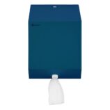 Pojemnik na ręczniki papierowe w rolach lub papier toaletowy w systemie listkowym MERIDA STELLA BLUE LINE MINI, niebieski