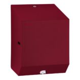 Pojemnik na ręczniki papierowe w rolach lub papier toaletowy w systemie listkowym MERIDA STELLA RED LINE MINI, czerwony