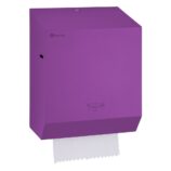 Mechaniczny podajnik ręczników papierowych w rolach MERIDA STELLA VIOLET LINE, fioletowy