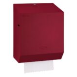 Mechaniczny podajnik ręczników papierowych w rolach MERIDA STELLA RED LINE, czerwony