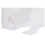 Pojemnik na ręczniki papierowe w rolach MERIDA TOP MAXI, tworzywo ABS, biały, okienko niebieskie