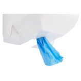 Pojemnik na ręczniki papierowe w rolach MERIDA TOP MAXI, tworzywo ABS, biały, okienko szare