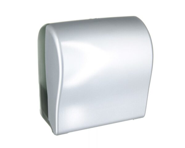 Mechaniczny podajnik ręczników w rolach MERIDA UNIQUE SOLID CUT SILVER SPARK LINE Mechaniczny podajnik ręczników w rolach MERIDA UNIQUE SOLID CUT SILVER SPARK LINE