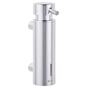 Dozownik mydła w płynie mocowany do ściany, pojemność zbiornika 300 ml, polerowany