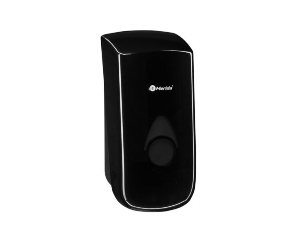 Dozownik mydła w płynie MERIDA COMO, pojemność zbiornika 800 ml, z tworzywo ABS, czarny Dozownik mydła w płynie MERIDA COMO, pojemność zbiornika 800 ml, z tworzywo ABS, czarny