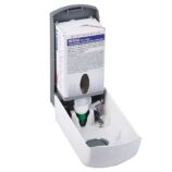 Dozownik mydła w pianie MERIDA ONE na jednorazowe wkłady 700 g, tworzywo ABS, biały