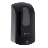 Stojak do dezynfekcji rąk blatowy z automatycznym bezdotykowym dozownikiem MERIDA ONE czarny