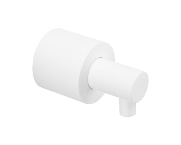 Dozownik mydła w płynie ścienny WALEC, biały Dozownik mydła w płynie ścienny WALEC, biały