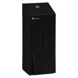 Dozownik mydła w płynie MERIDA STELLA BLACK LINE MAXI, pojemność zbiornika 800 ml, czarny