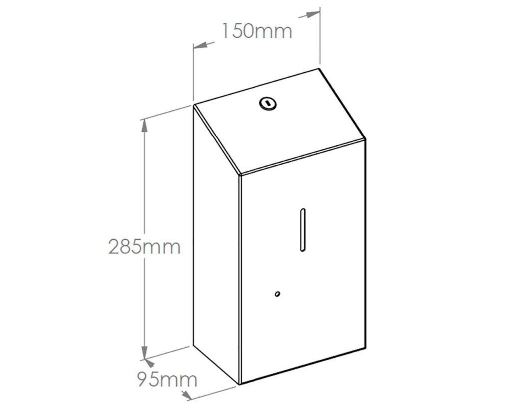 Bezdotykowy automatyczny dozownik mydła w pianie, MERIDA STELLA WHITE LINE AUTOMATIC na jednorazowe wkłady 1000 g, biały