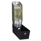 Bezdotykowy automatyczny dozownik mydła w pianie MERIDA STELLA AUTOMATIC SLIM BLACK LINE na jednorazowe wkłady 800 ml, czarny