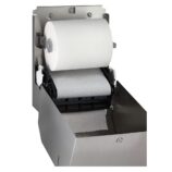 Mechaniczny podajnik ręczników papierowych w rolach MERIDA STELLA AUTOMATIC MAXI, stal matowa