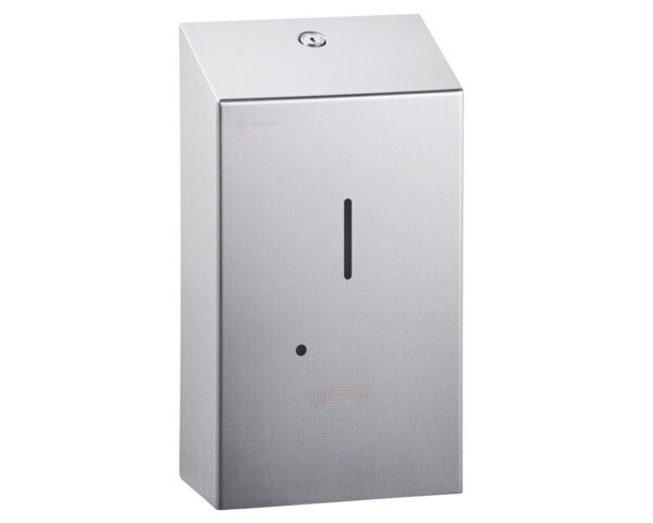 Bezdotykowy automatyczny dozownik mydła w pianie MERIDA STELLA AUTOMATIC, na jednorazowe wkłady 1000 g, stal matowa Bezdotykowy automatyczny dozownik mydła w pianie MERIDA STELLA AUTOMATIC, na jednorazowe wkłady 1000 g, stal matowa