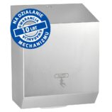 Automatyczny bezdotykowy podajnik ręczników papierowych w roli MERIDA STELLA AUTOMATIC MAXI, stal matowa