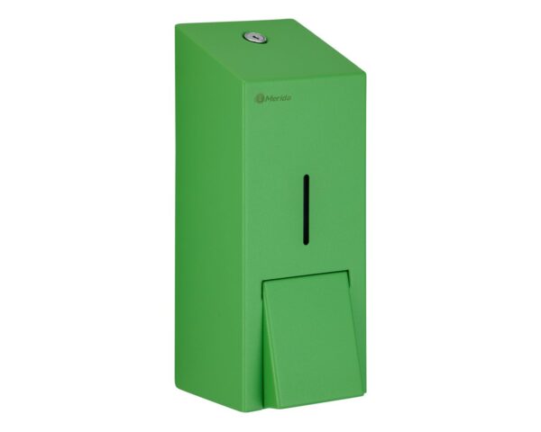 Dozownik mydła w płynie MERIDA STELLA GREEN LINE MAXI, pojemność zbiornika 800 ml, zielony Dozownik mydła w płynie MERIDA STELLA GREEN LINE MAXI, pojemność zbiornika 800 ml, zielony